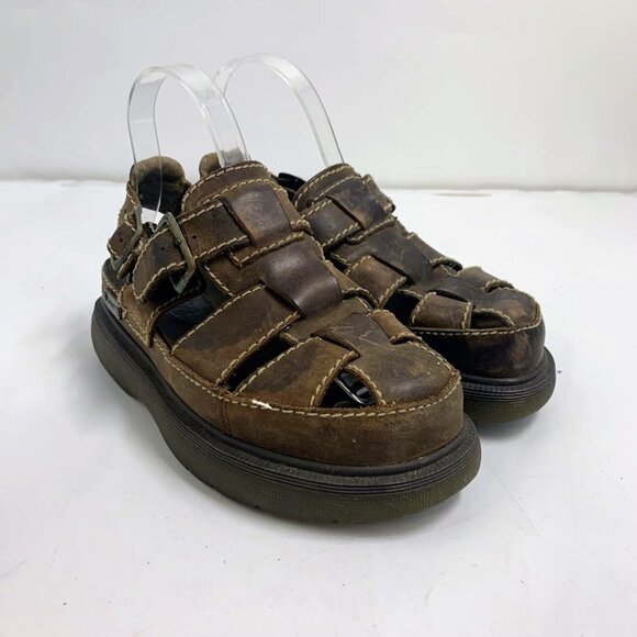 Candie's Women's Fisherman Y2K Vintage 2000's Leather Buckle Platform Size 6‎ - Picture 2 of 12